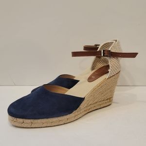 Pina2 women's leather upper rubber sole wedge sandals size 9.5